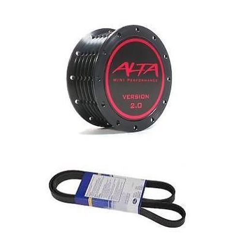 Alta Performance 02-08 Mini Cooper S 17% Supercharger Pulley & Belt Combo Kit