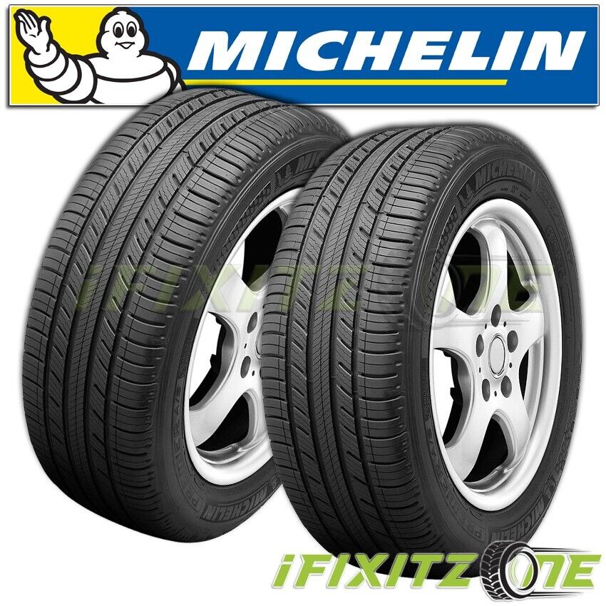 2 Michelin Premier A/S 235/60R18 103H Tires, 60K Mile, 640AA, All Season, Quiet