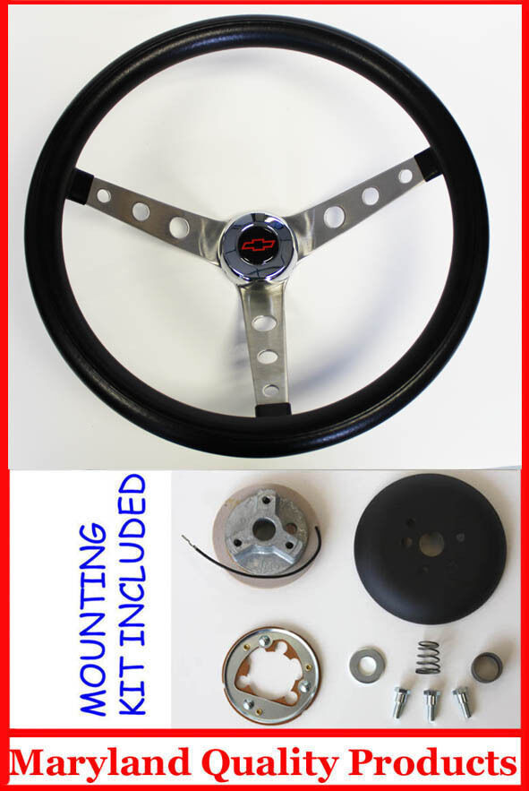 C10 C20 C30 Blazer Grant Black Steering Wheel RD/Black center 15