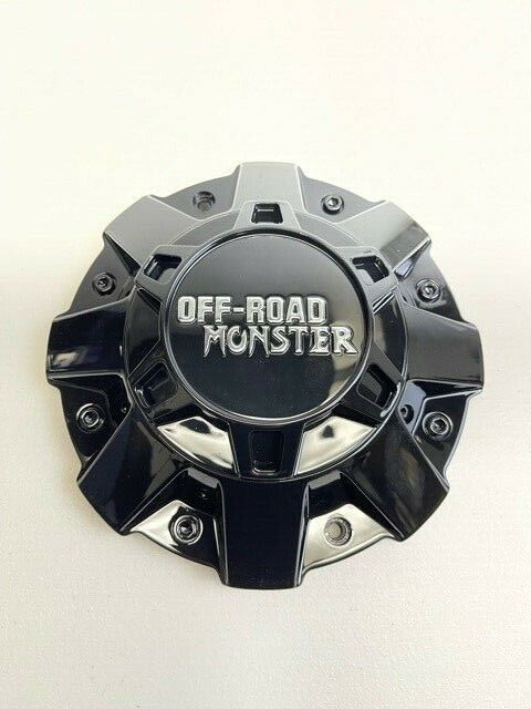 Monster Off-Road Gloss Black Wheel Center Cap C-5240-1-XG C-8115-1
