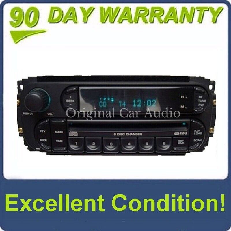 JEEP Grand Cherokee 300M DODGE Ram Caravan Viper Radio 6 Disc Changer CD Player