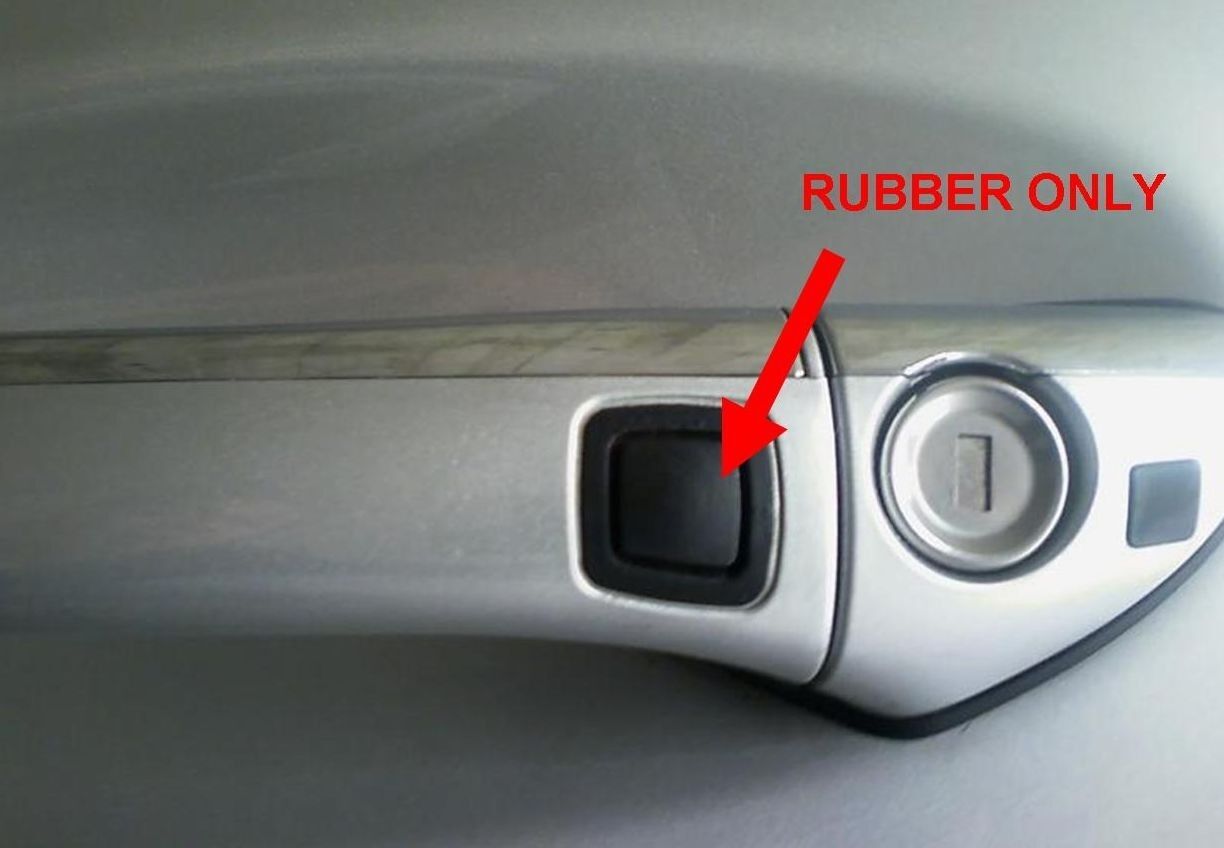  keyless go door handle square rubber button (2PCS) For Mercedes SL-Class R230 