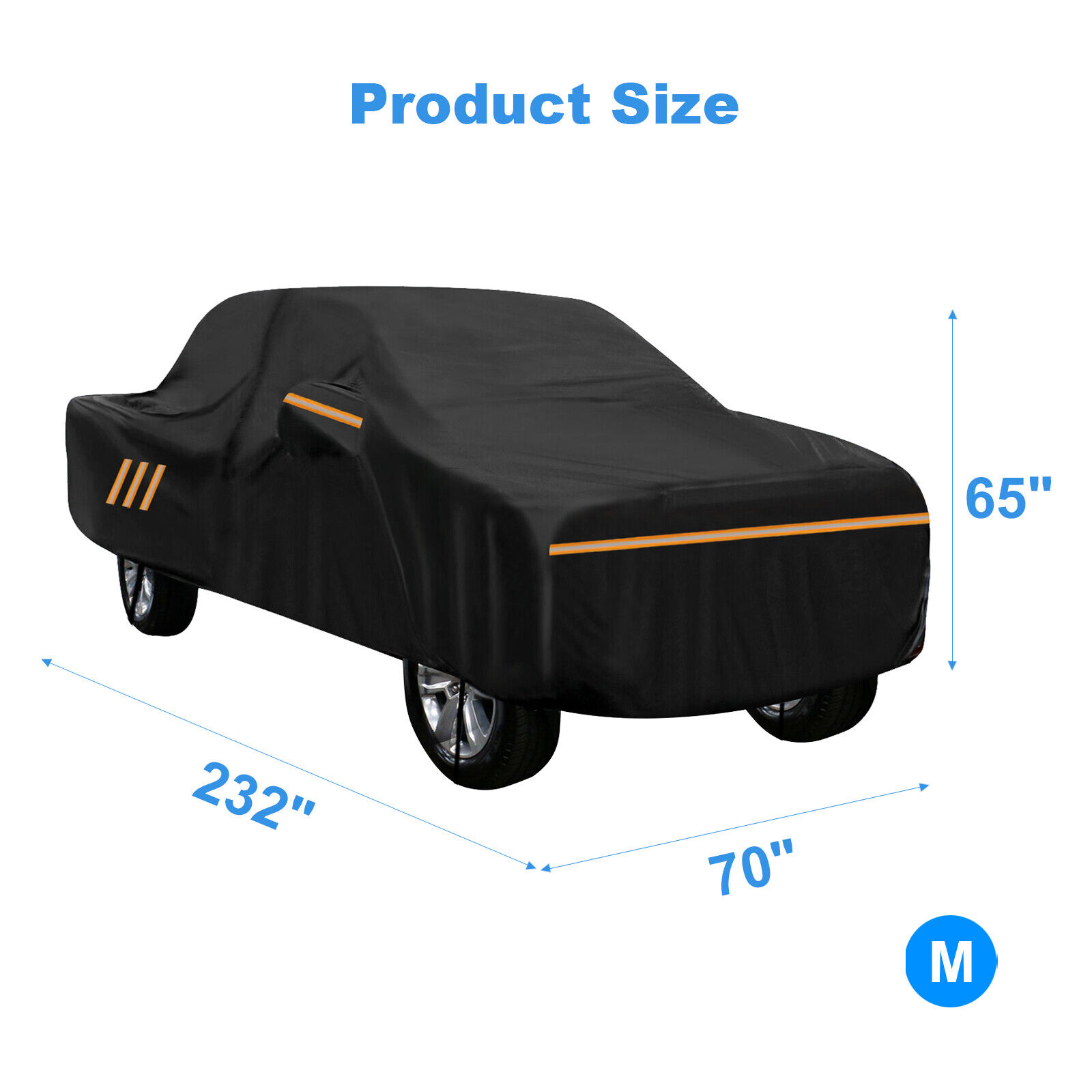 Fit Dodge Ram Pickup Truck Car Cover Thickened 100% Waterproof 210D+PU Durable