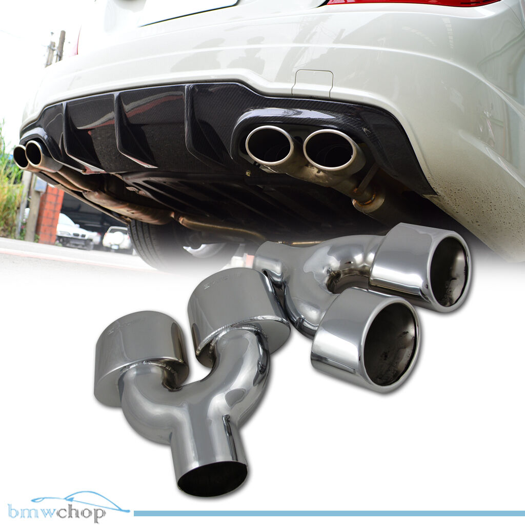 Mercedes Benz C Class W204 Exhaust Tip Tail Pipe Double C63 C350 ●