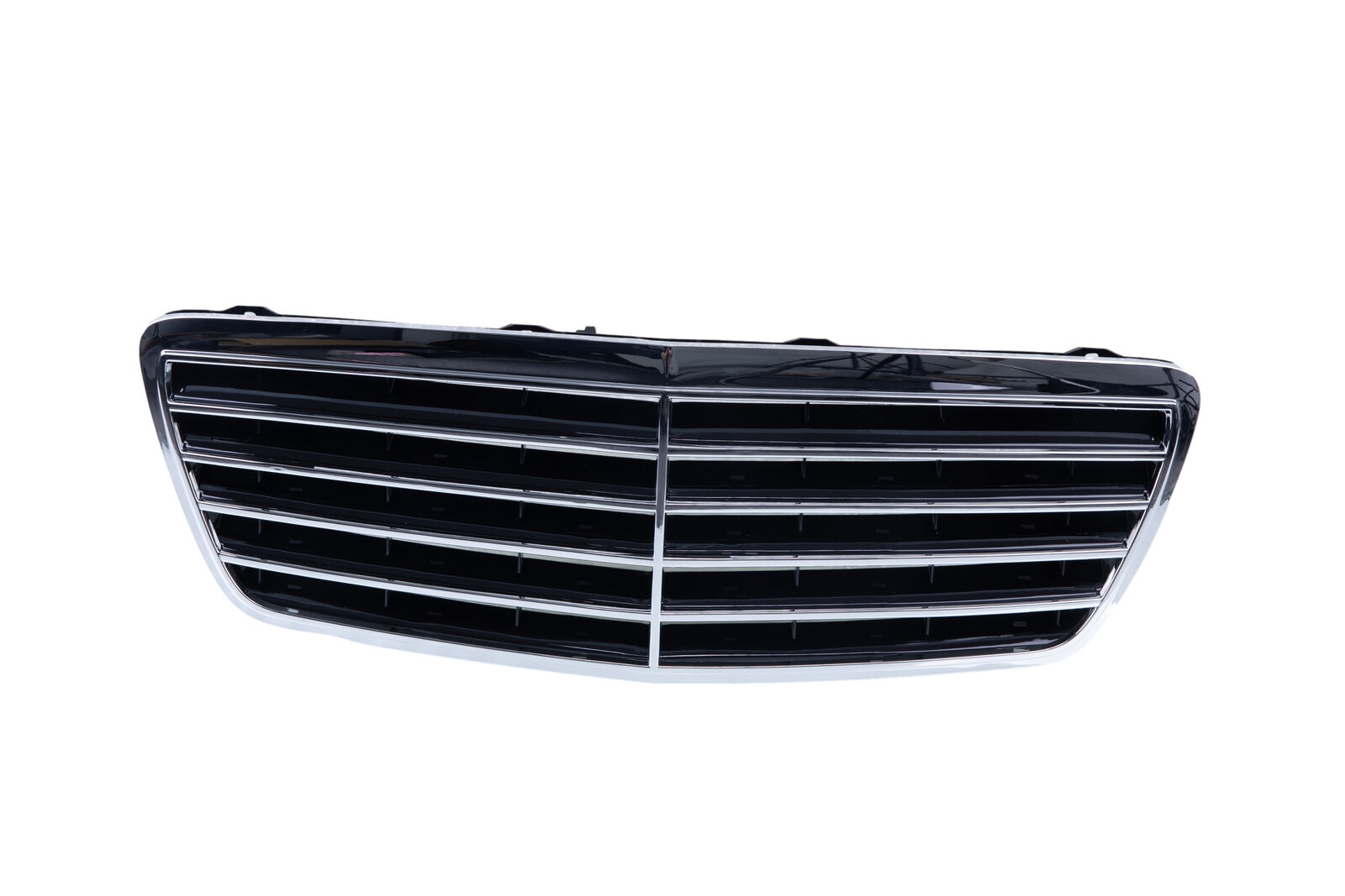 Front Grille Chrome Shell w/Black Insert for 2000-02 Benz W210 E320 E430 E55 AMG