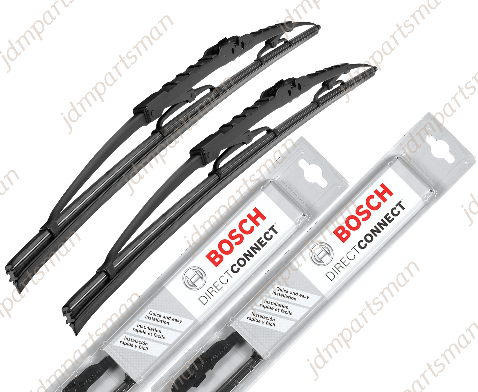 BOSCH Direct-Connect Wiper Blade (Set of 2) Front - 26\
