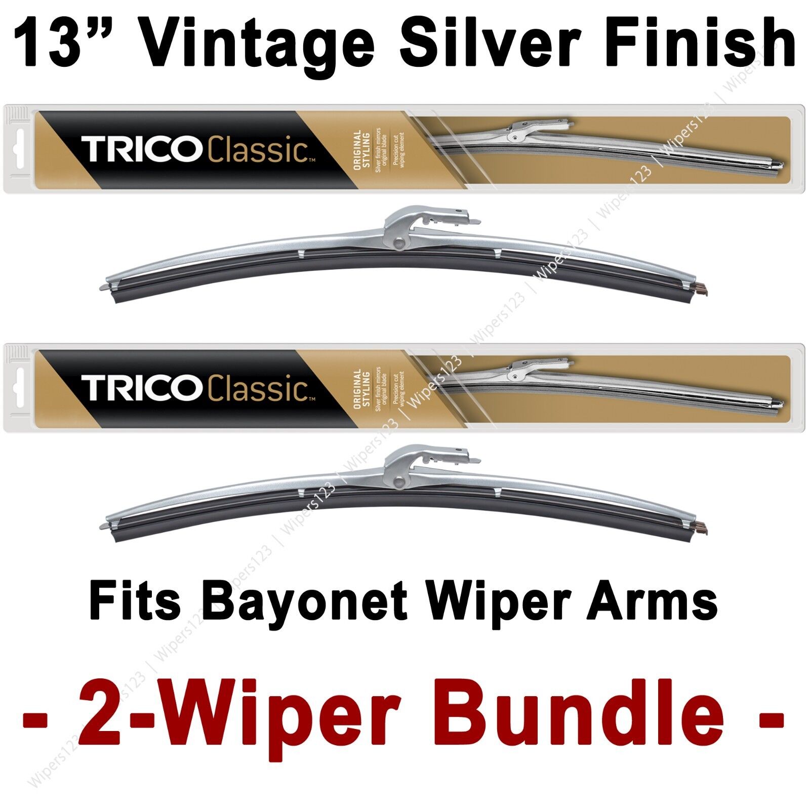 2-Wiper Bundle: TRICO Classic Wiper Blades 13\
