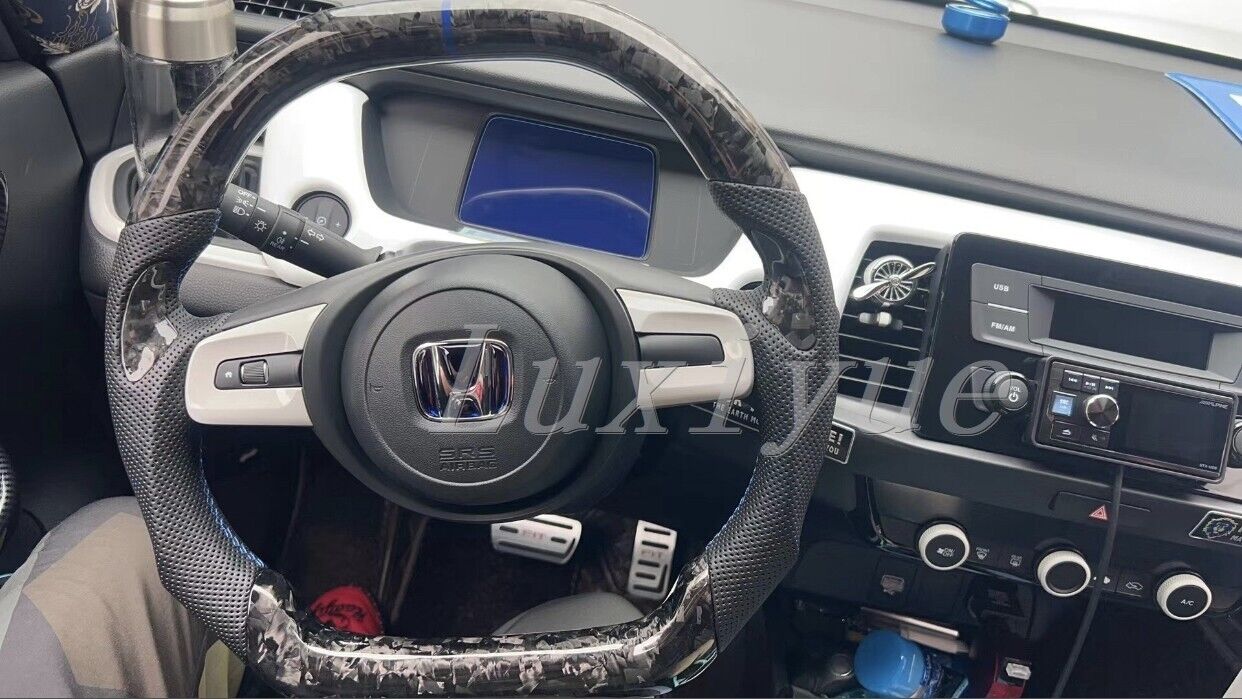 for Honda Fit Jazz 2019-2022 New Real Forged Carbon fiber Steering wheel Frame