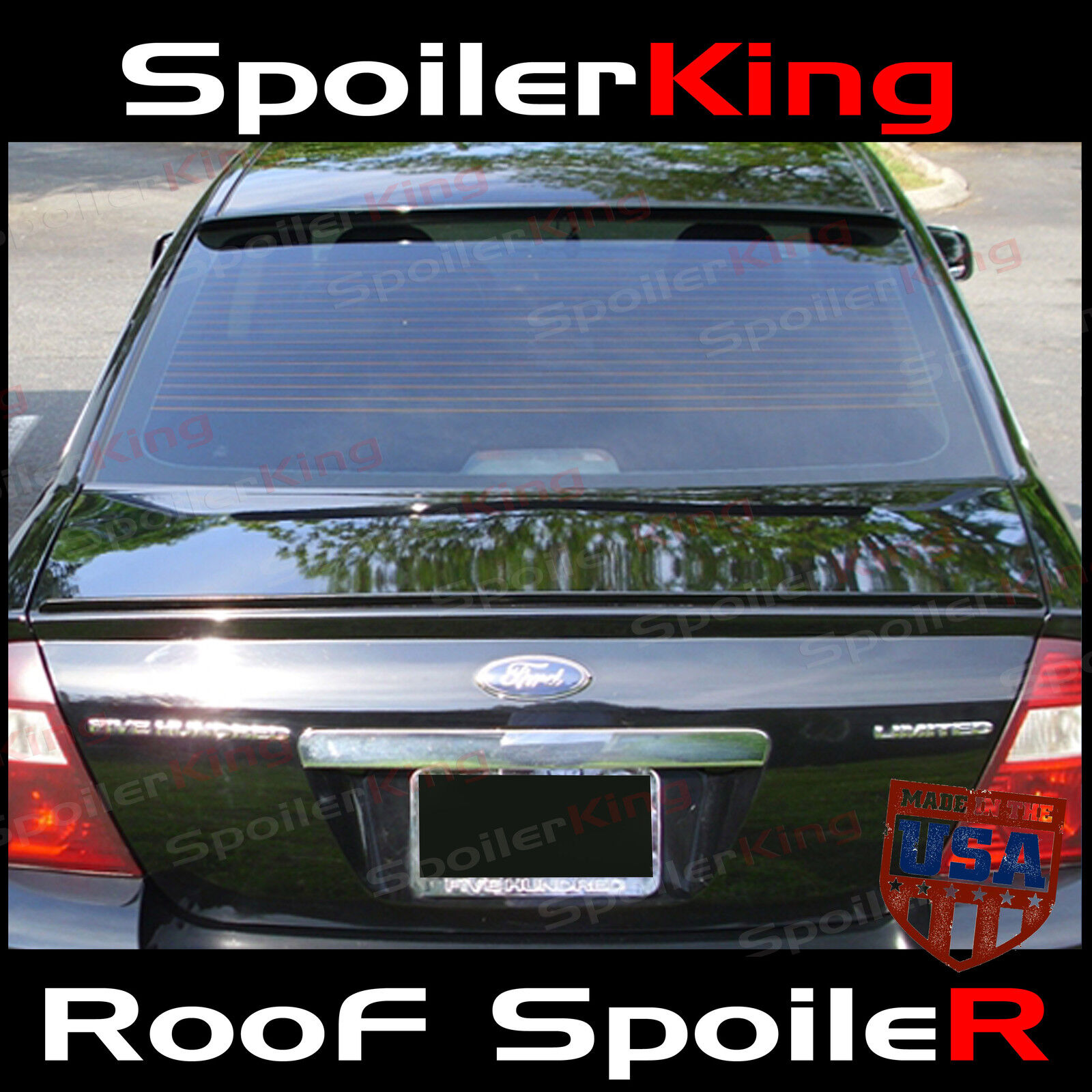 Fits: Ford 500 FIVE HUNDRED 2005-2007 Rear Window Roof Wing Spoiler 284R
