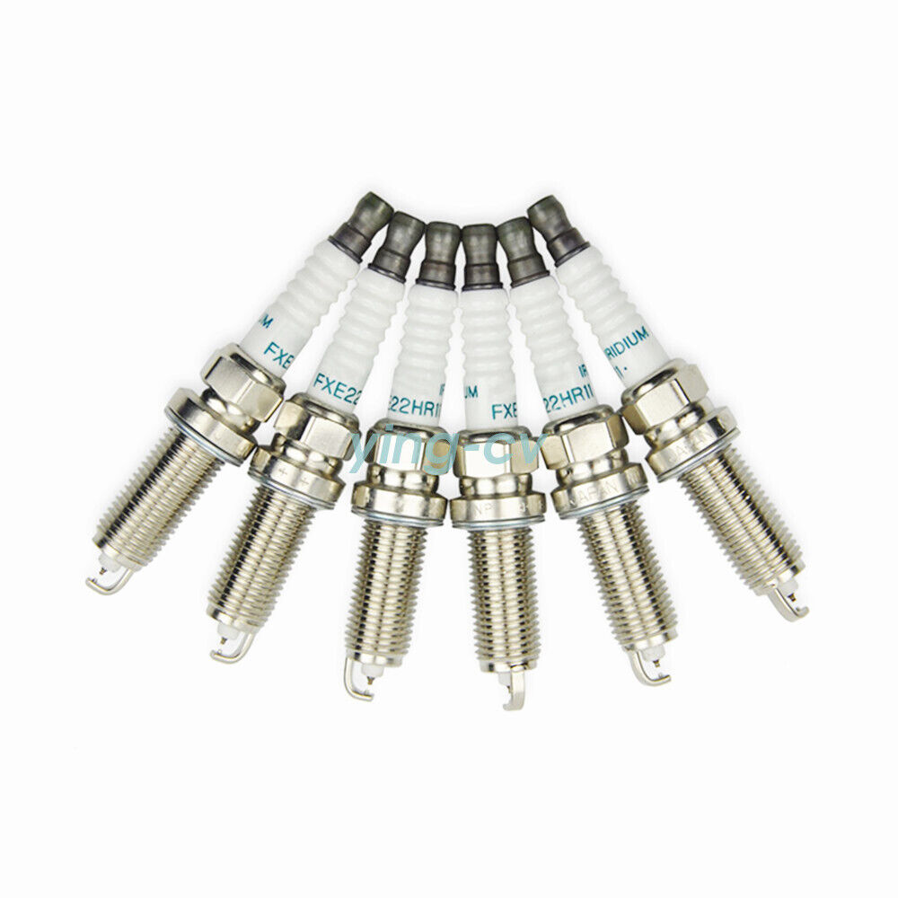 6PCS 22401-EW61C FXE22HR11 For Infiniti OEM spark plug set of 6 Original