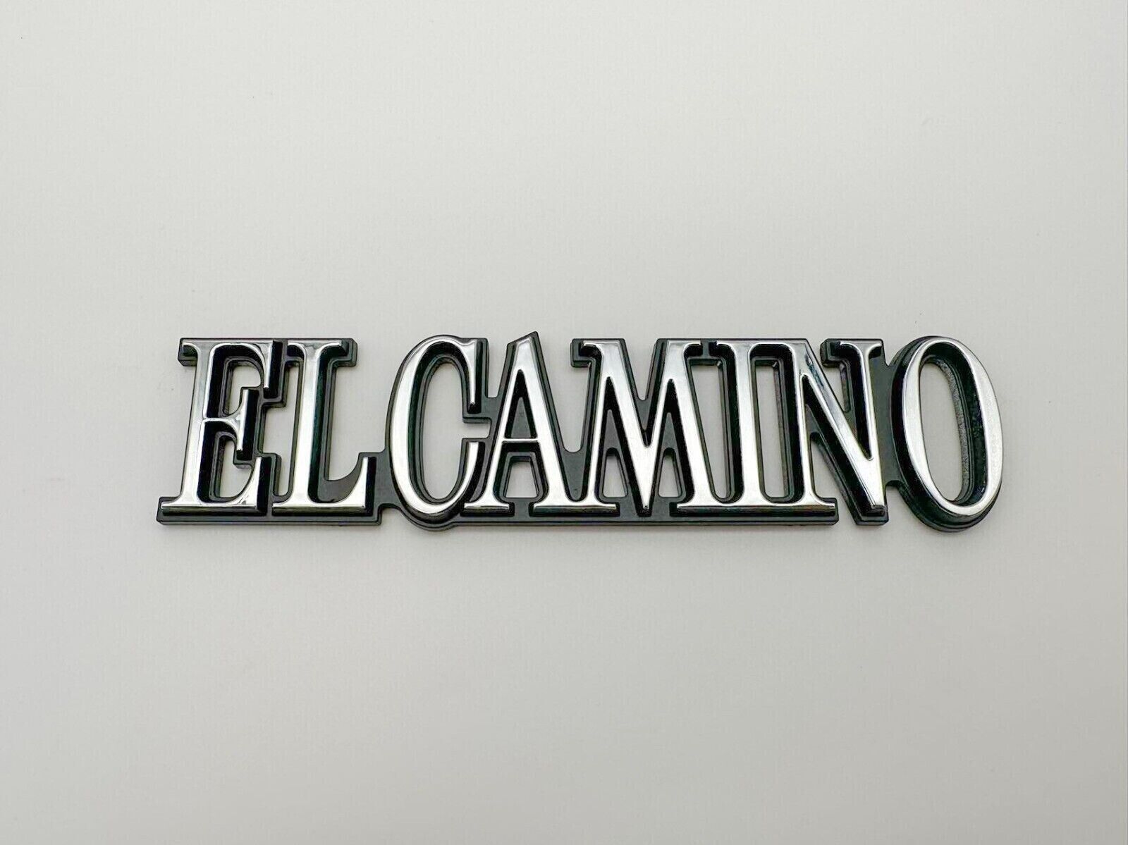 Fits For 1978-1987 El Camino Quarter Panel Emblems Badges 738627471117 Chrome