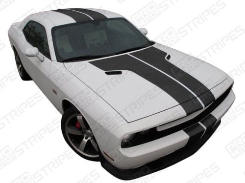 Dodge Challenger Rally Double T-Stripes 2008 2009 2010 2011 2012 2013 2014 Decal