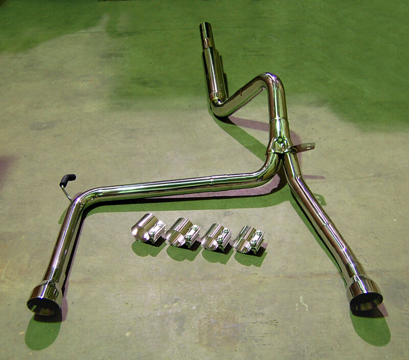 FOR Camaro Firebird Catback Stainless Steel Exhaust + Bandclamps + Tips Ls1 Lt1