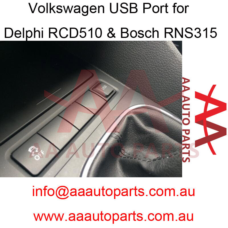 Volkswagen USB Port for Golf Jetta MK5 MK6(Fit for Delphi RCD510, Bosch RNS315)
