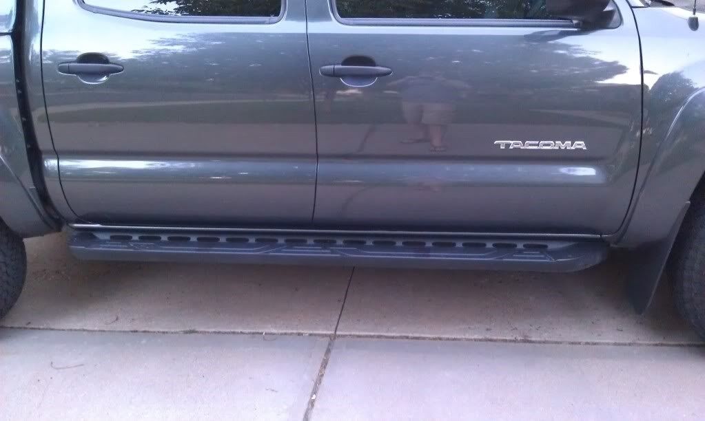 2005-2015 TOYOTA TACOMA DOUBLE CAB BLACK RUNNING BOARDS NEW  PT212-35055
