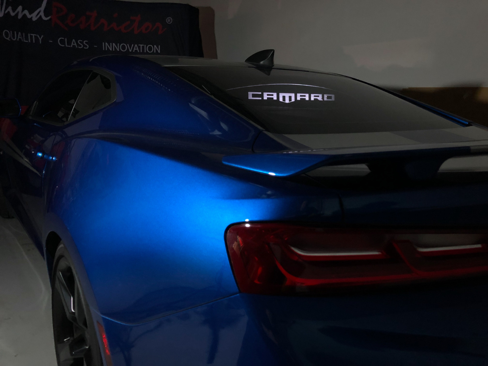 LED lighted rear window sign for Camaro Coupe Illuminated logo