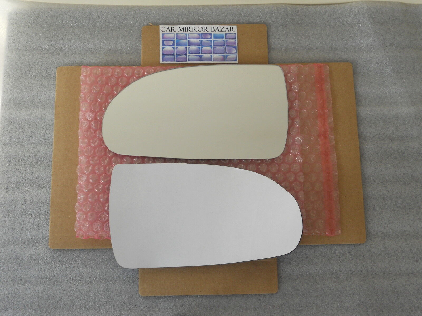 D156L Mirror Glass + Adhesive Pad FITS 2007-2010 HYUNDAI ELANTRA Driver Side LH