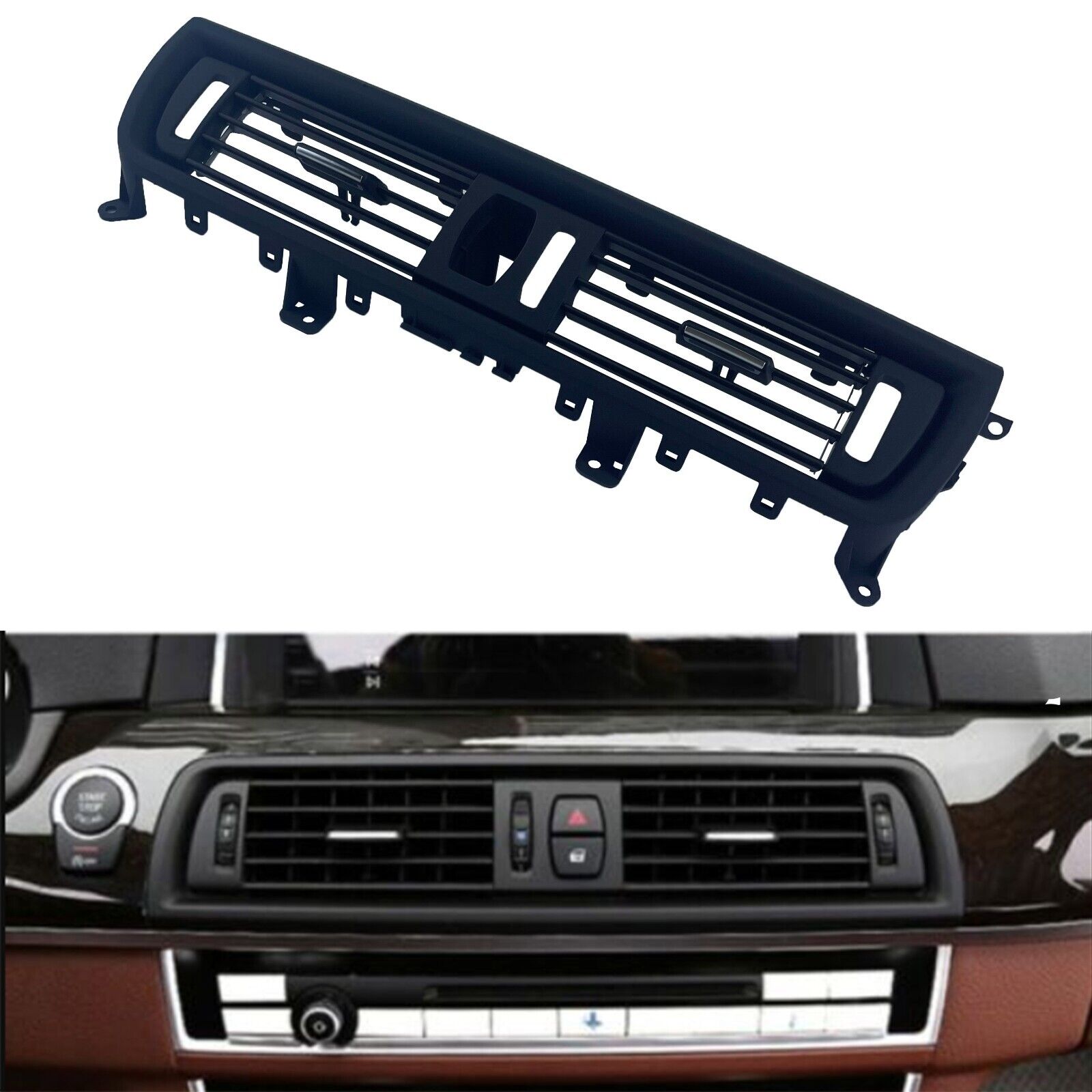 Front Air Grille Center Dash AC Vent Fits For BMW F10 F11 F18 5 Series 550i 535i