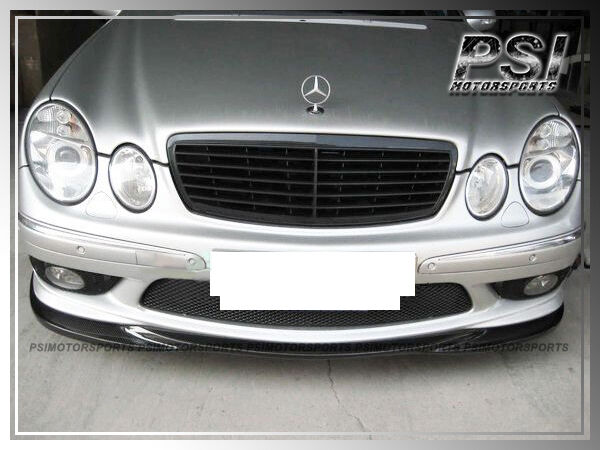 CARBON FIBER GH STYLE FRONT BUMPER LIP for MERCEDES W211 E55 AMG 2003-2005 ONLY