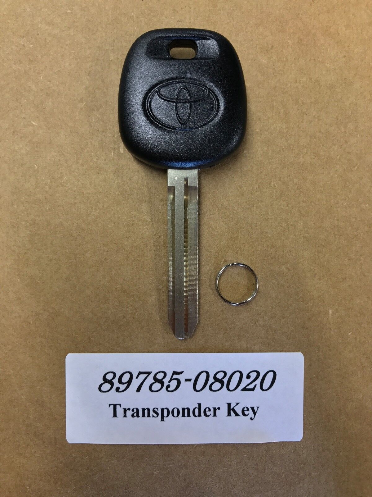 New Master Rubber Transponder Chip Dot Key Blank 4D For 89785-08020 USA SELLER