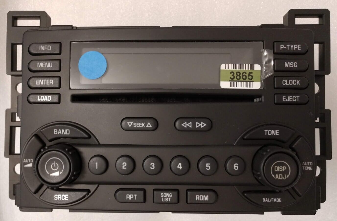Pontiac G6 CD6 XM ready radio. OEM factory Delco stereo. 15243188 NEW