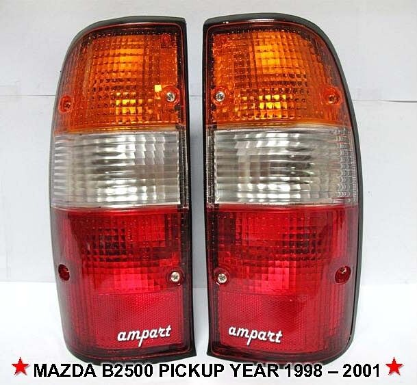 Rear Tail Light Lamp Pair LH+RH Mazda B2500 Pickup Fits Year 1998-2001 Fighter 