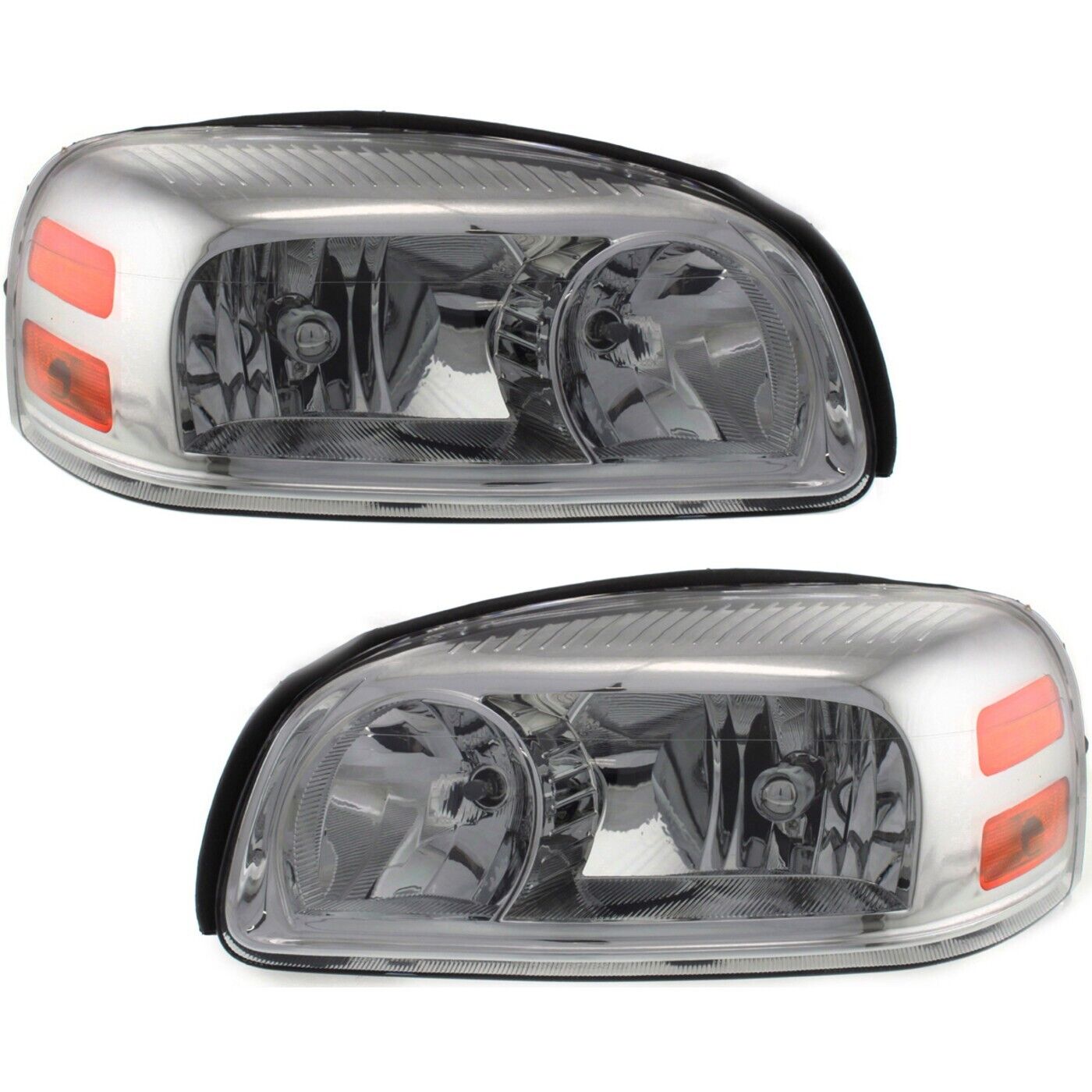 Headlight Set For 2005-2009 Chevrolet Uplander Left & Right Side w/ bulb