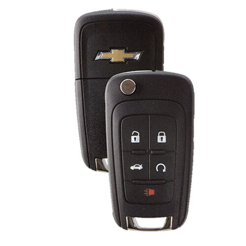 New Remote Start Key Fob for Chevrolet Cruze and Sonic 5-button