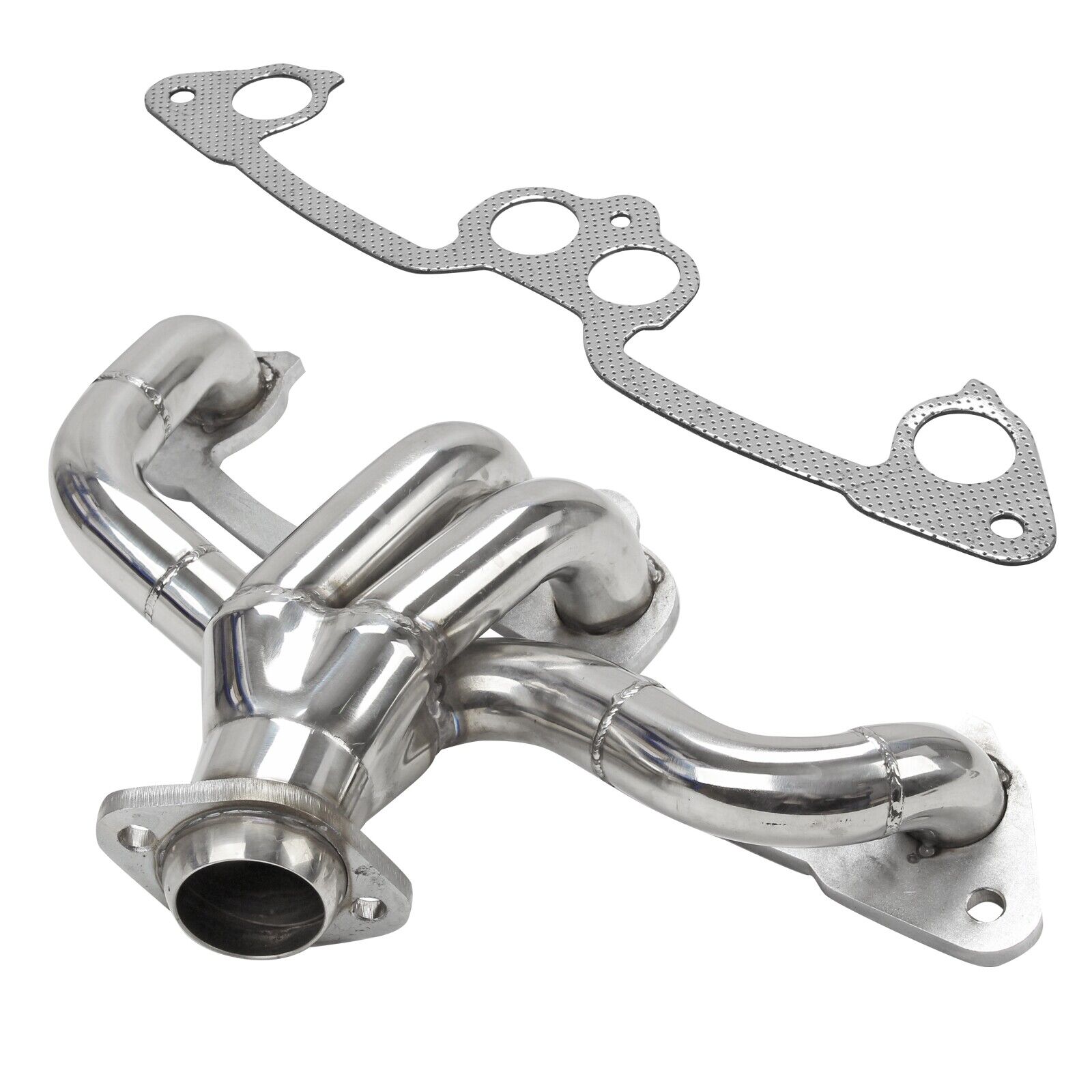FOR 1991-2002 Jeep Wrangler 2.5L L4 Stainless Steel Manifold Header w/ Gasket