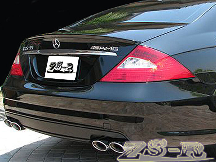 M-Benz 2006-2010 W219 CLS 4Dr Sedan AMG Type Trunk Spoiler - 197 Obsidian Black