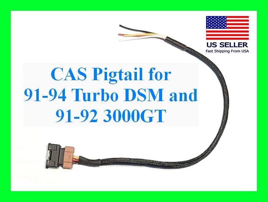 1g CAS Cam Angle Sensor Harness Pigtail fits 3000GT Eclipse Talon Connector DSM