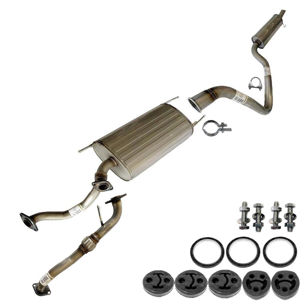 Exhaust kit with Hangers + Bolts  compatible w/ : 1998-2006 LX 470 Land Cruiser