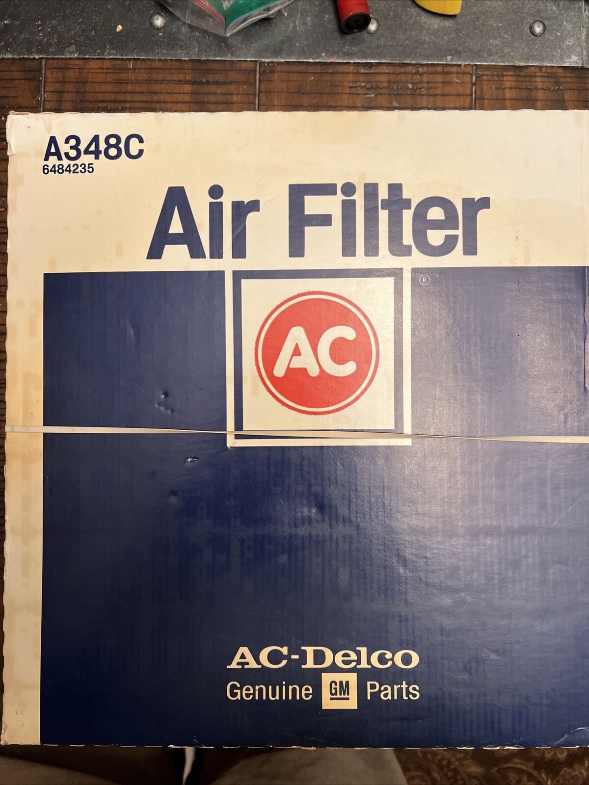 NOS GM AC DELCO A348C AIR FILTER AIR CLEANER VINTAGE CHEVY OLDSMOBILE PONTIAC OE