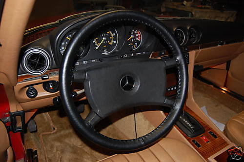 Mercedes Genuine Leather Steering Wheel Cover All Models Wheelskins WSMERC