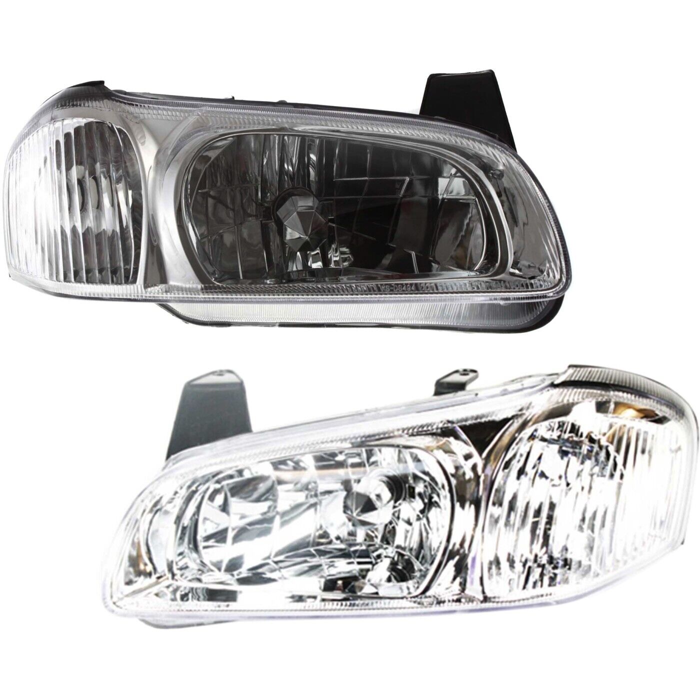 Headlight Set For 2000-2001 Nissan Maxima Left and Right With Bulb 2Pc