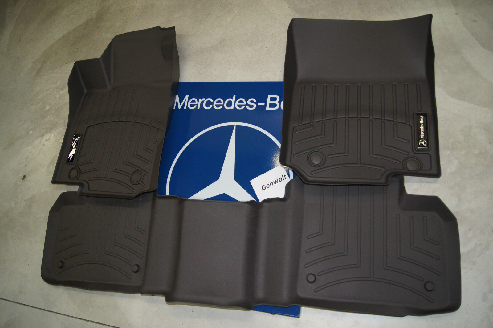 Mercedes Benz All Weather Floor Trays Liners Carpet ML ML350 ML550 ML63 AMG W166