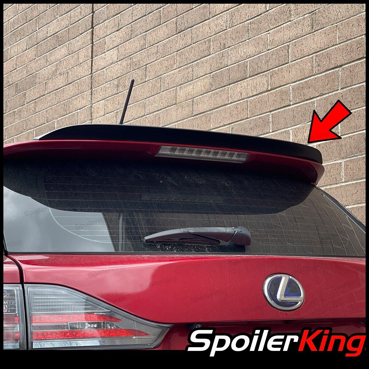SpoilerKing Rear Add-on Roof Spoiler (Fits: Lexus CT Series CT200h CT200 h) 284G