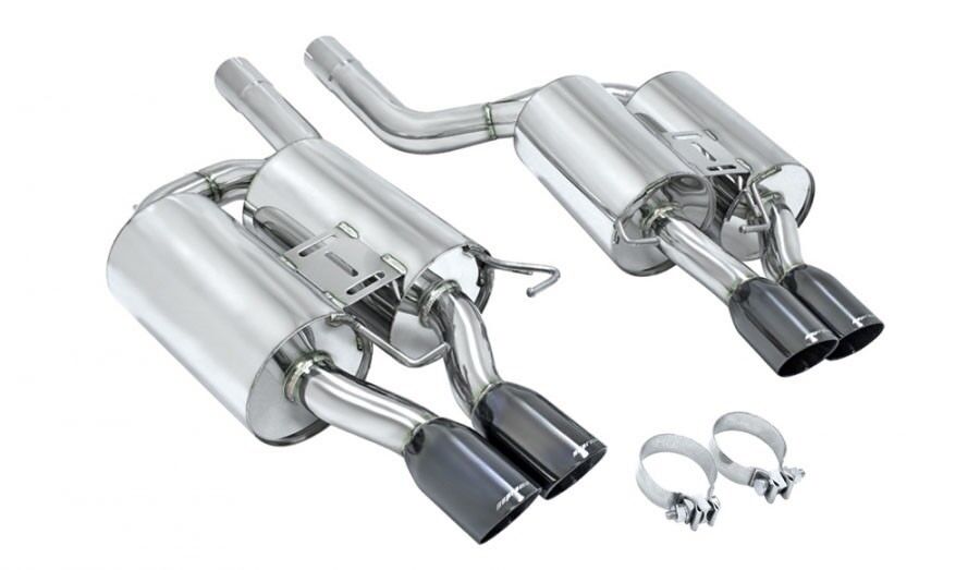 Megan Stainless Steel Supremo Exhaust Bk Chrome Roll Tips Fits E60 M5 05-10 L&R