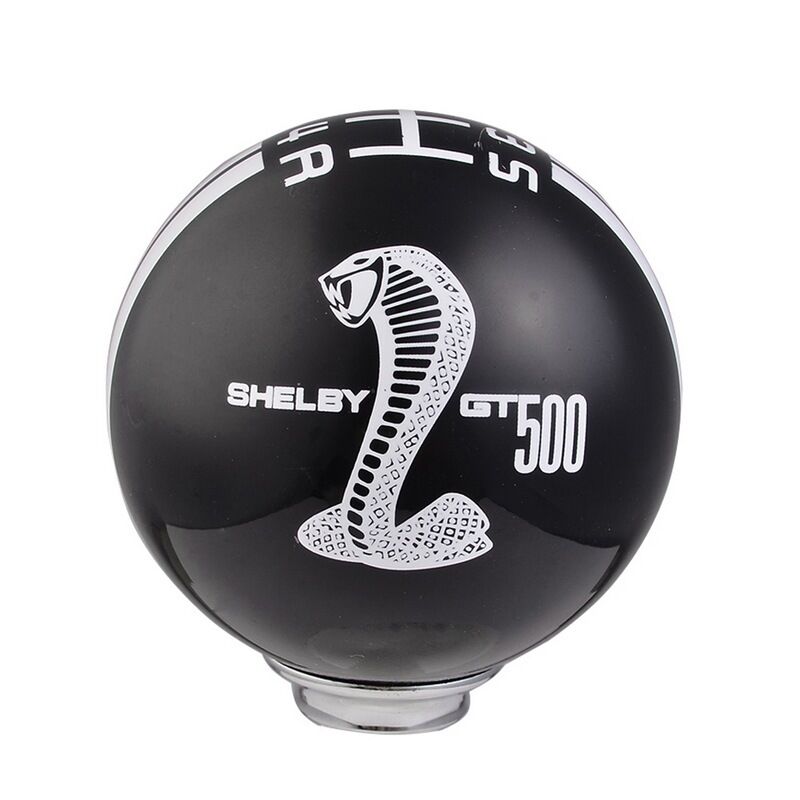 Ford Mustang Shelby GT 500 Cobra 5 Speed Stick Gear Shift Knob Lever Shifter B/W