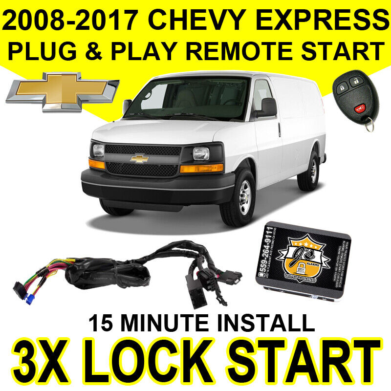 Plug & Play Remote Start System For 2008-2017 Chevy Express Chevrolet Van GM10