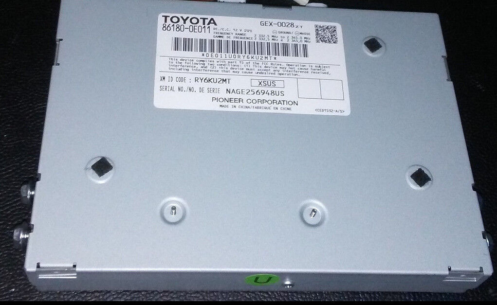 13-18 Toyota Satellite XM sirius Radio Receiver Module BOX &  siriusXM ANTENNA 8