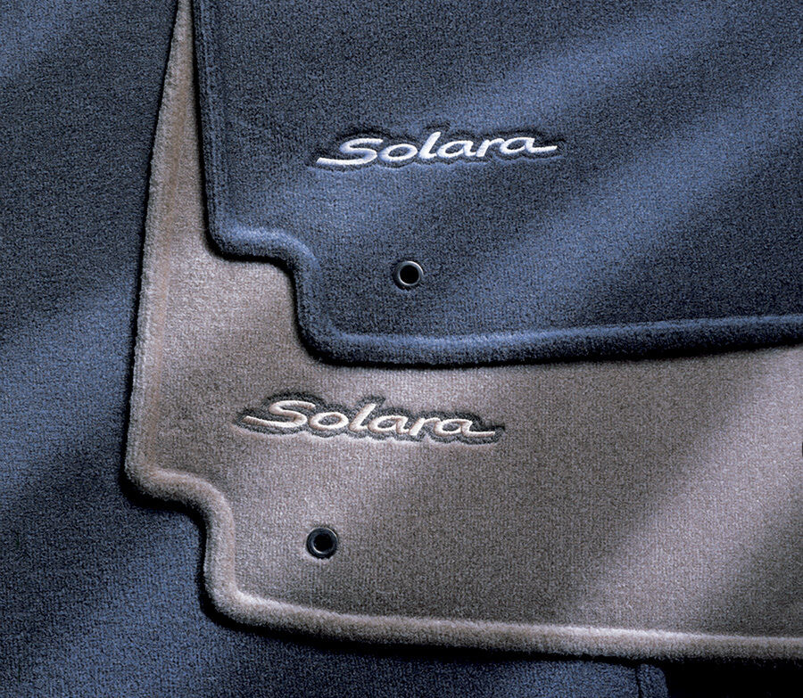 Toyota Solara 2006 - 2008 Convertible Charcoal Carpet Floor Mats - OEM NEW