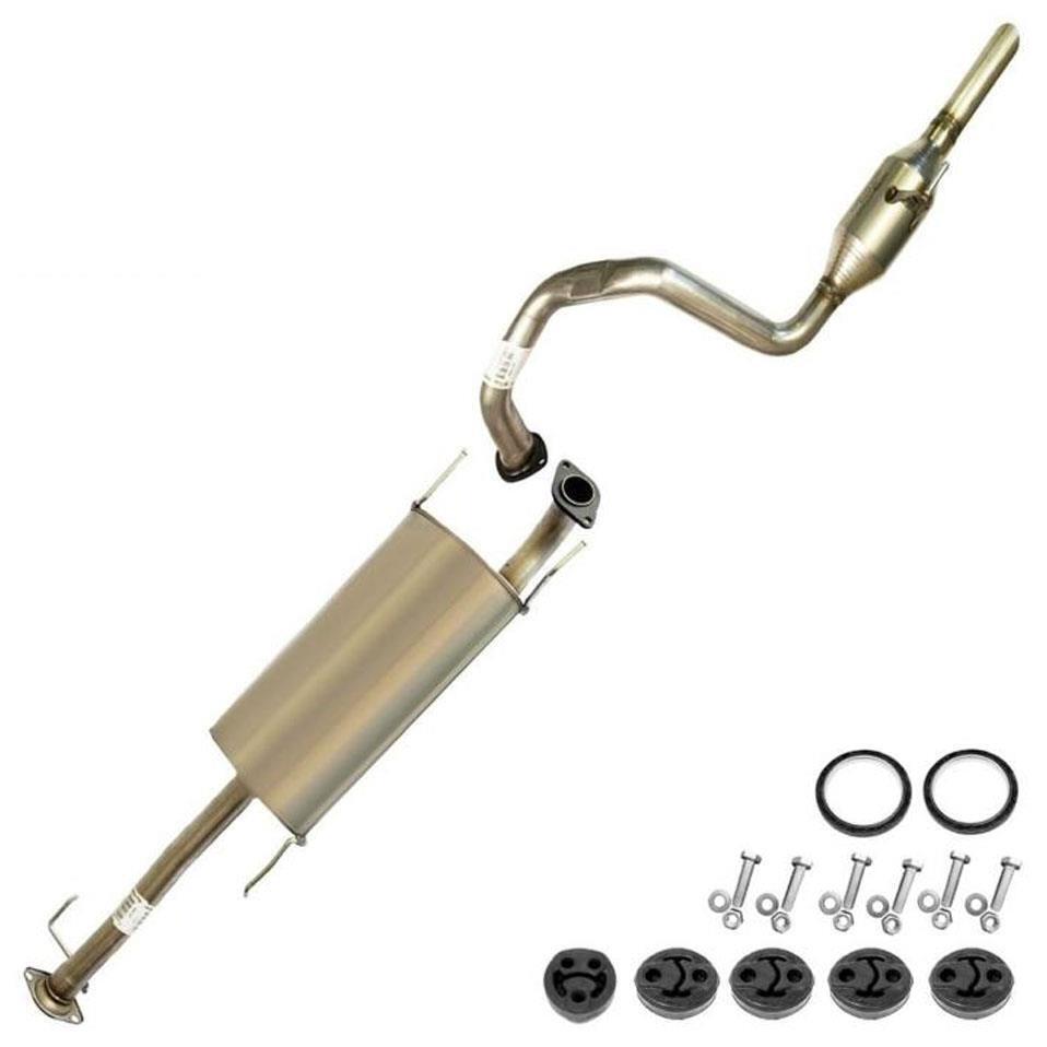 Stainless Steel Exhaust System Kit with Hangers + Bolts fits: 2010-2017 GX460