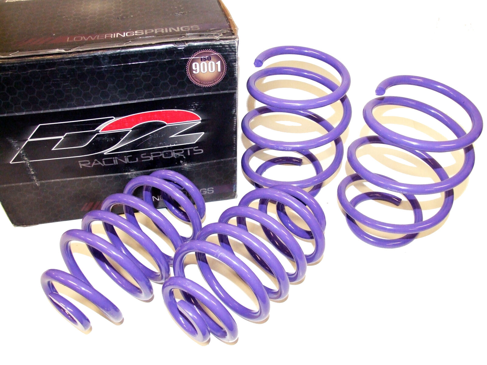 D2 Racing Lowering Springs for 99-05 BMW E46 323 325 328 330 2wd [1.5