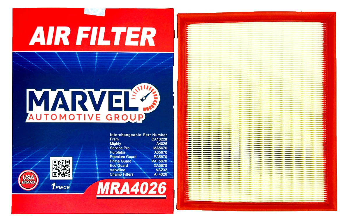 Marvel Engine Air Filter MRA4026 (5189933AA) for Jeep Liberty 2008-2013 3.7L