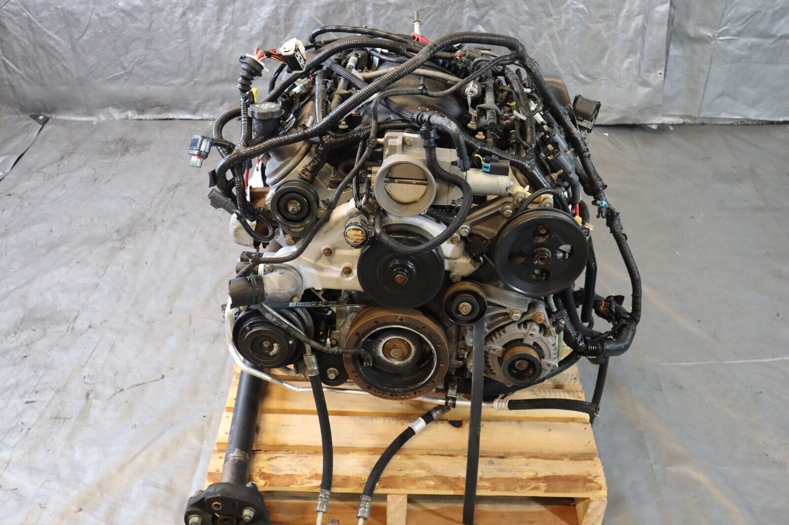 2004 CADILLAC CTS-V Z06 LS6 5.7L ENGINE T-56 6 SPEED TRANSMISSION SWAP DROPOUT