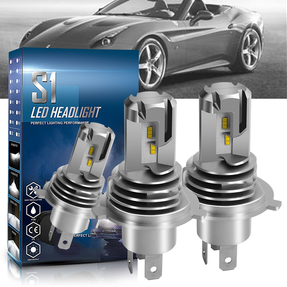 H4 9003 HB2 LED Headlight Conversion Kit 1500W 225000LM Bulbs HeadLamp High-Low