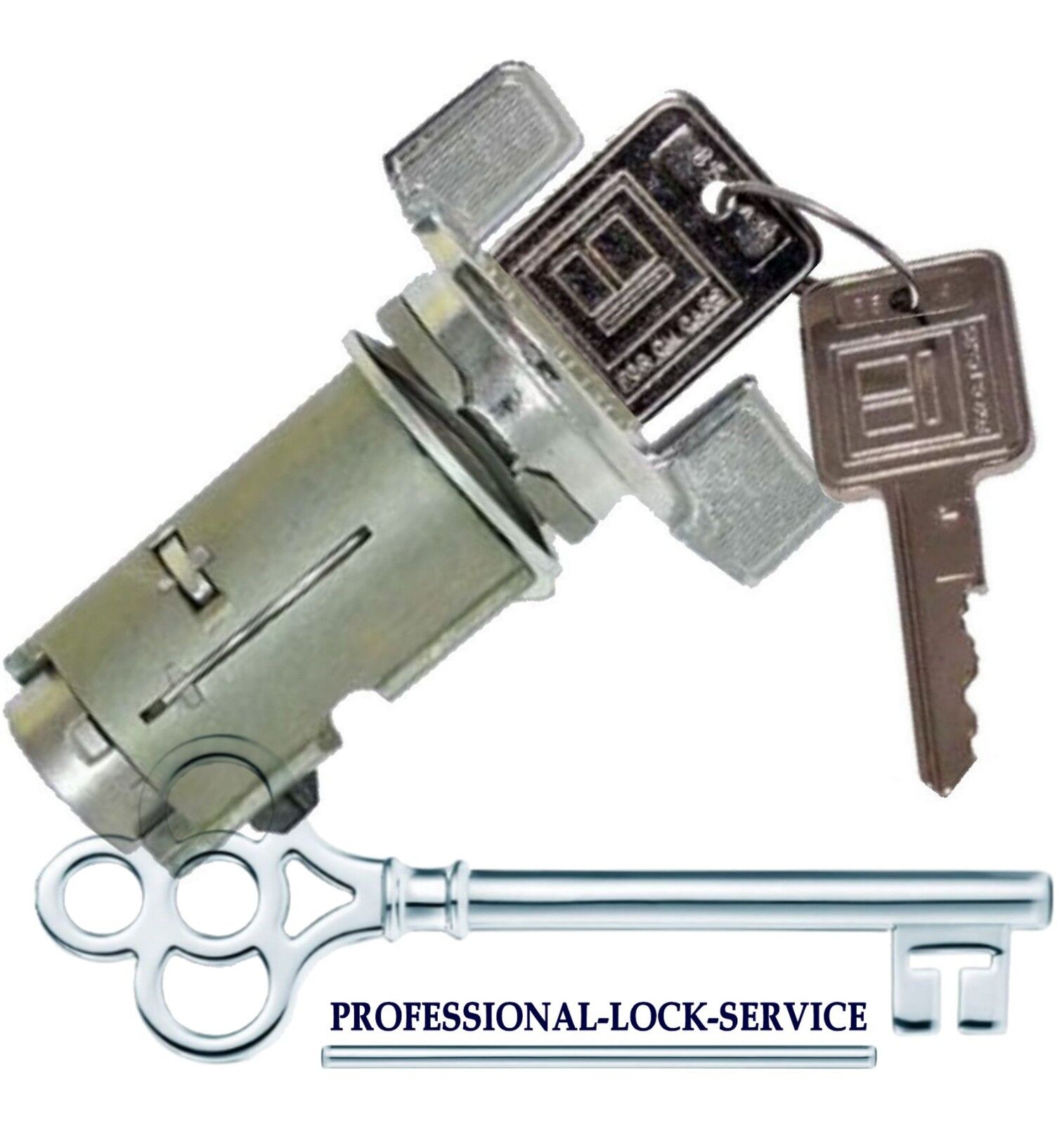 GMC G Van 79-95 Ignition Key Switch Lock Cylinder Tumbler Barrel 2 Keys 