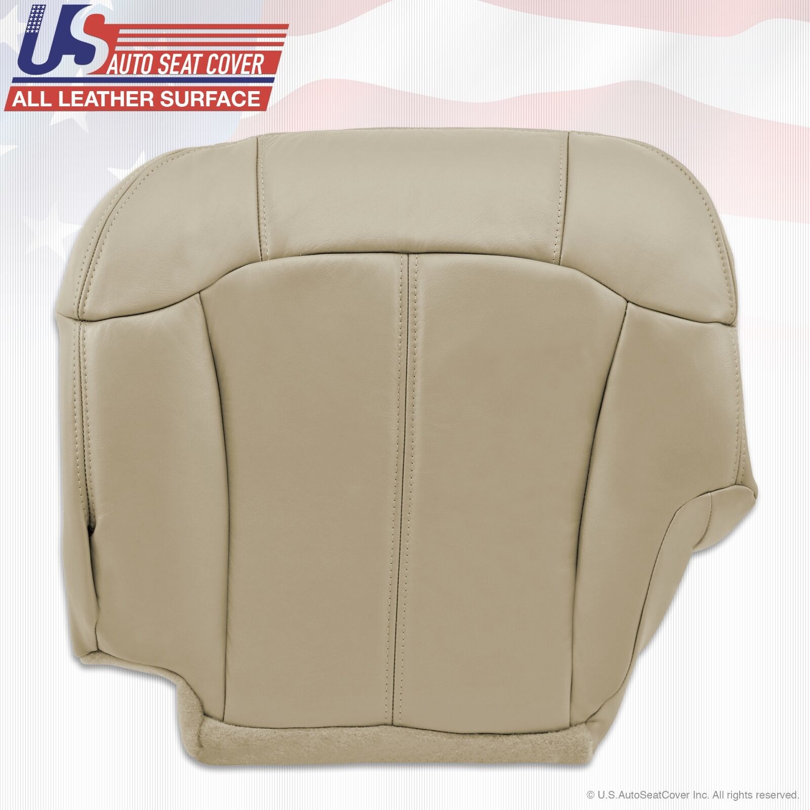 1999 2000 2001 2002 Chevy Tahoe Suburban Upholstery leather seat cover Light Tan