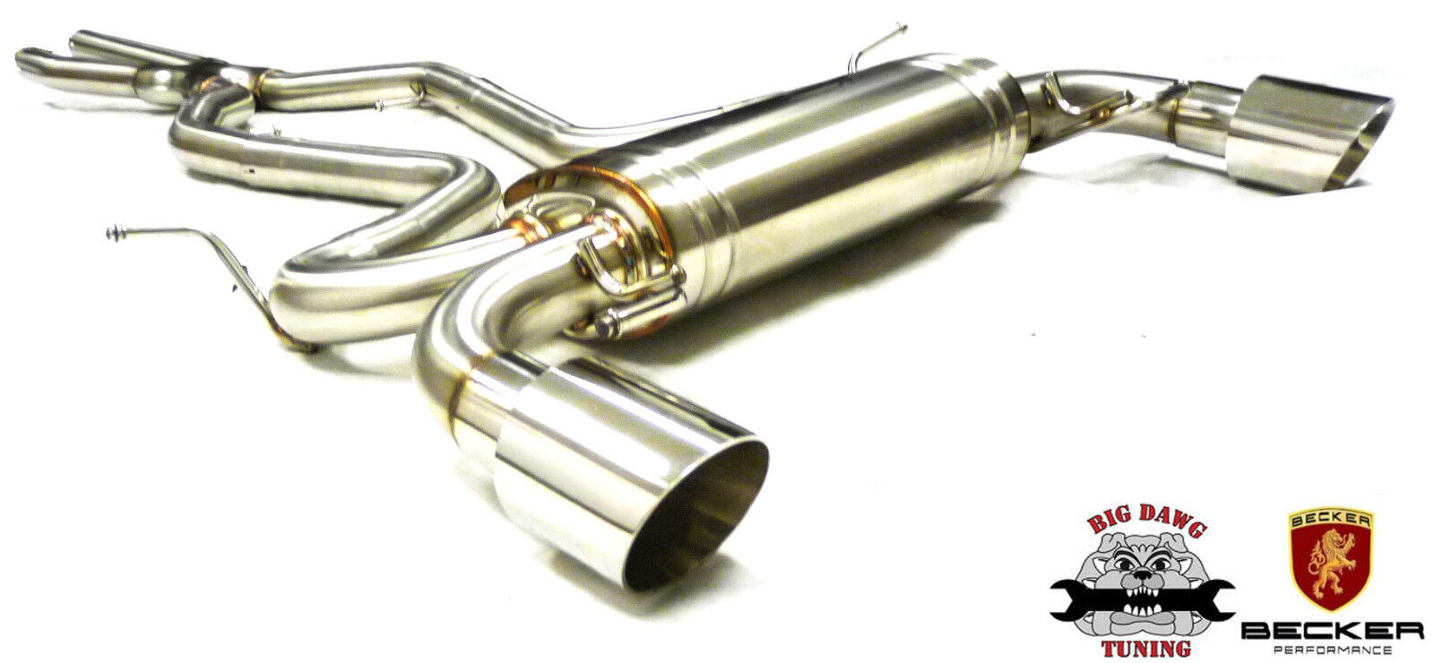 BECKER Catback Exhaust Sys. For 2007 To 2010 BMW 335i Coupe E92 3.0L I6